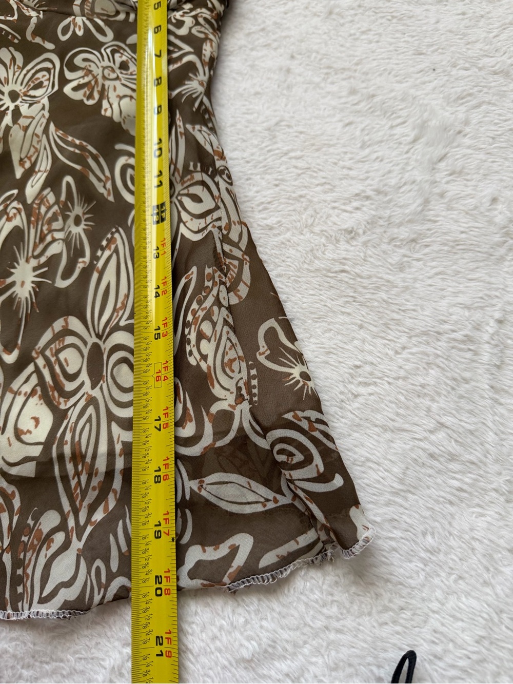 Gorgeous Early 2000s Charlotte Russe Boho floral beaded halter top - Picture 5 of 8